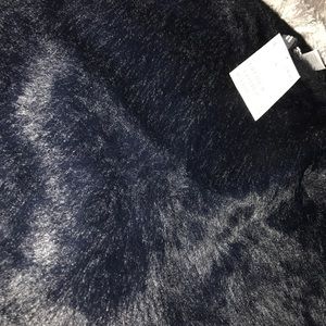 Black fur sweater